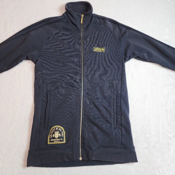 Adidas Muhammad Ali Greatest of all Time Full Zip Hoodie Mens Small - Picture 6 of 9
